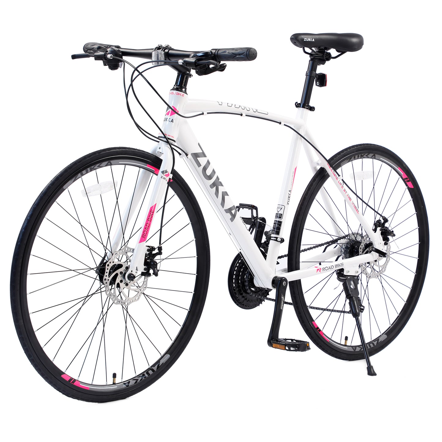 Ride and Slide 24 Speed Hybrid bike Disc Brake 700C Road Bike For men women's City Bicycle