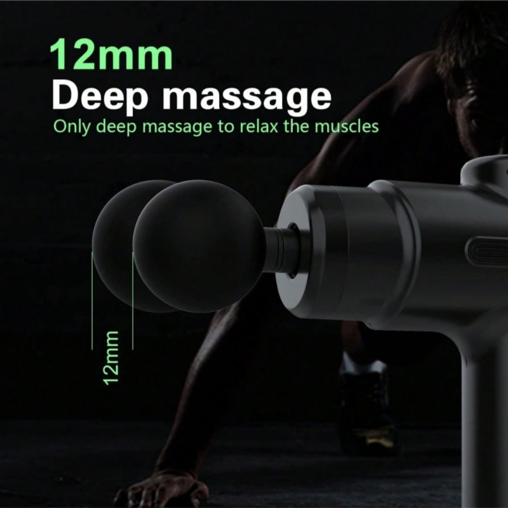 Health & Beauty Massage Gun Deep Tissue Percussion Massager for Athletes,Handheld Body Back Muscle Massager Gun with 8 Massage Heads