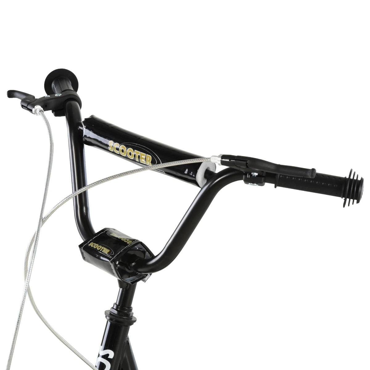 Ride and Slide youth scooter is equipped Dual Brakes - Black
