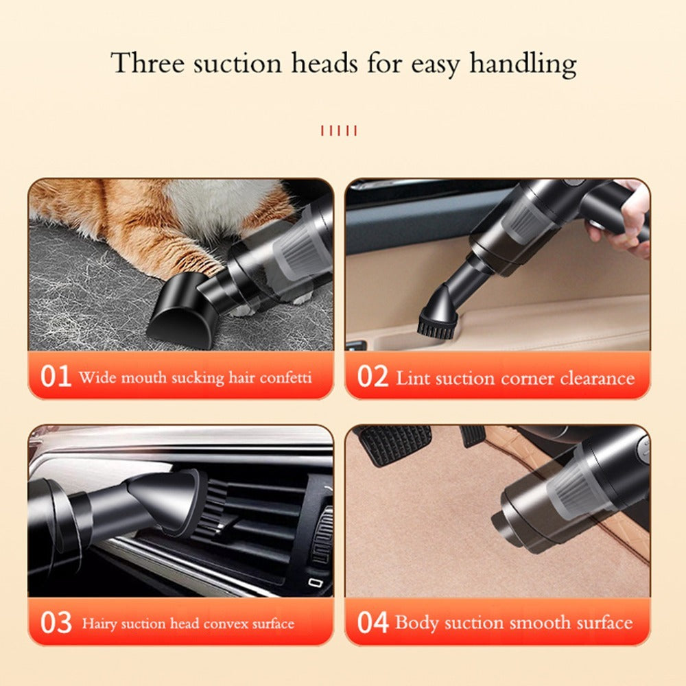 Household Appliances Wireless silver Car vacuum cleaner wireless usb charging car vacuum cleaner home handheld mini desktop vacuum cleaner portable