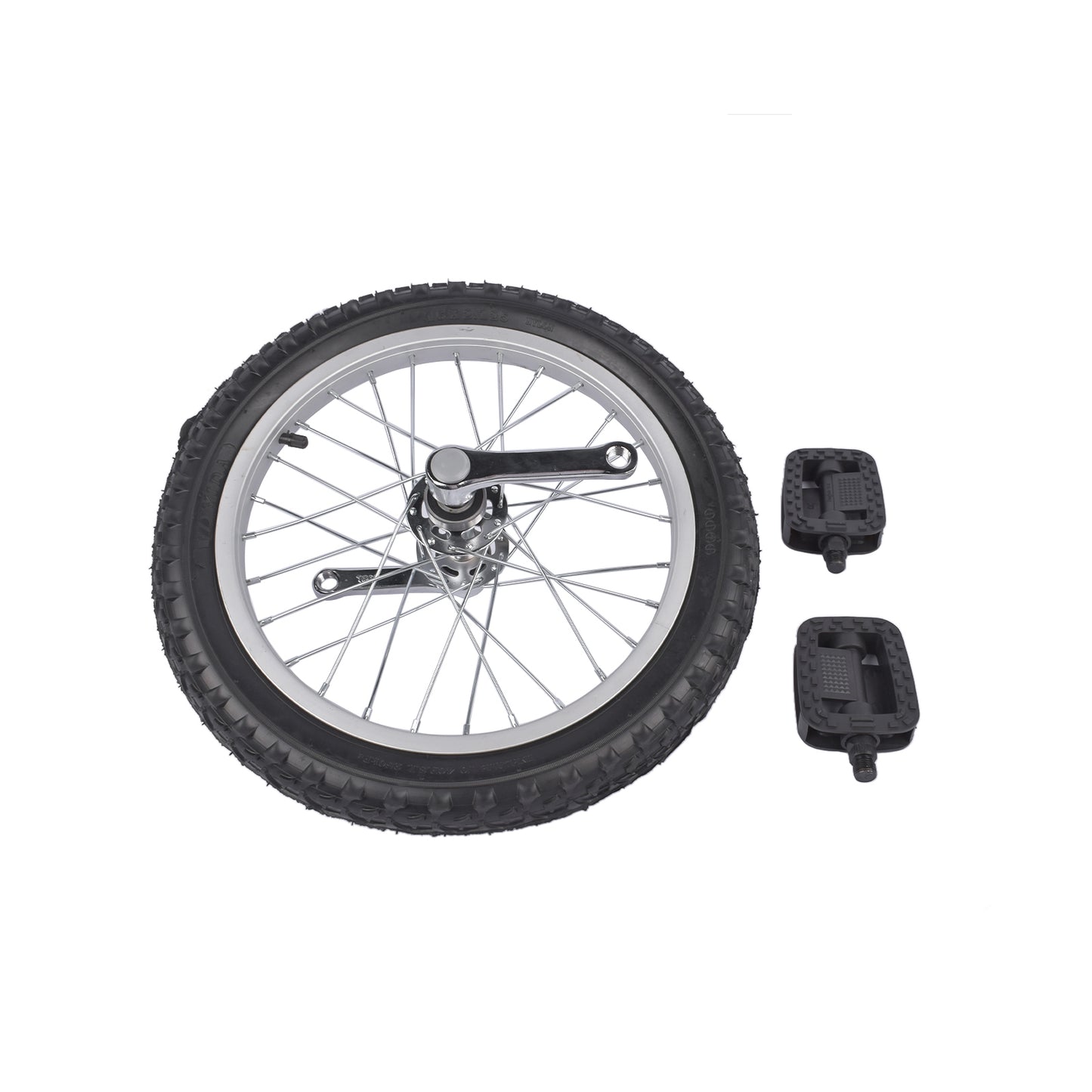 Ride and Slide Height Adjustable Unicycle, 16 Inch Wheel Monocycle for Balance Exercise, Easy Assembly Singe Wheel Cycle for Circus Performance, Outdoor Fitness (Silver)
