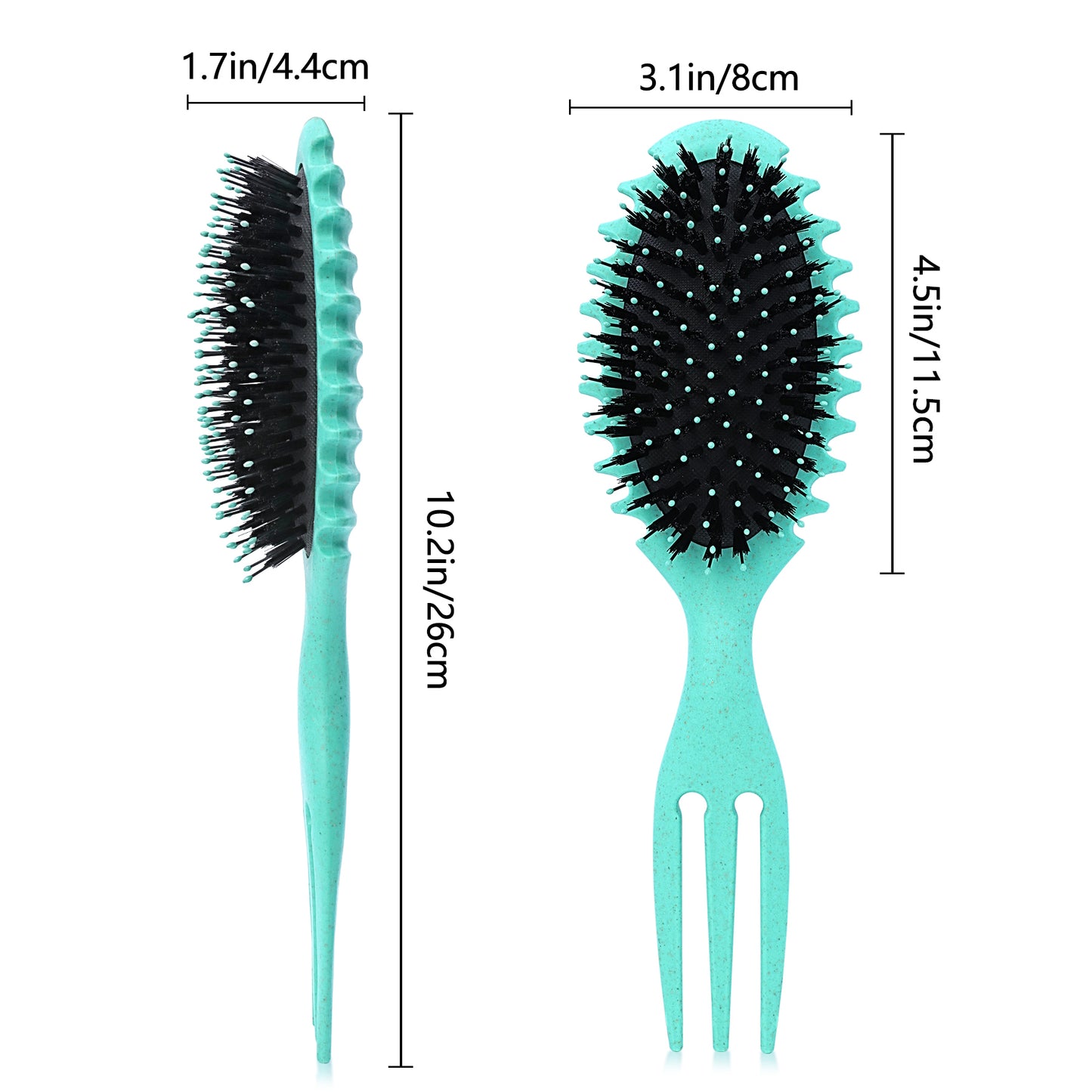 Health & Beauty Curl Defining Hair Brush, Curl Hair Brush for Women and Men, Shaping and Defining Curls for Long/Wavy/Damaged Hair On Hair Brushes, Blue