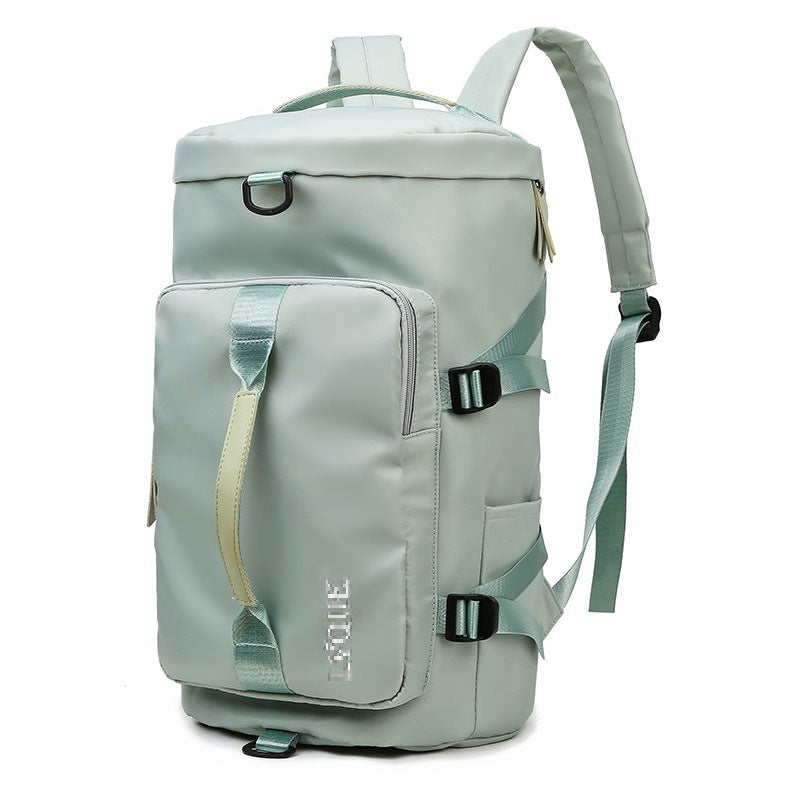 Outer single large-capacity travel bag Multifunctional sports bag Dry and wet separation Waterproof fitness bag Portable double shoulder luggage bag