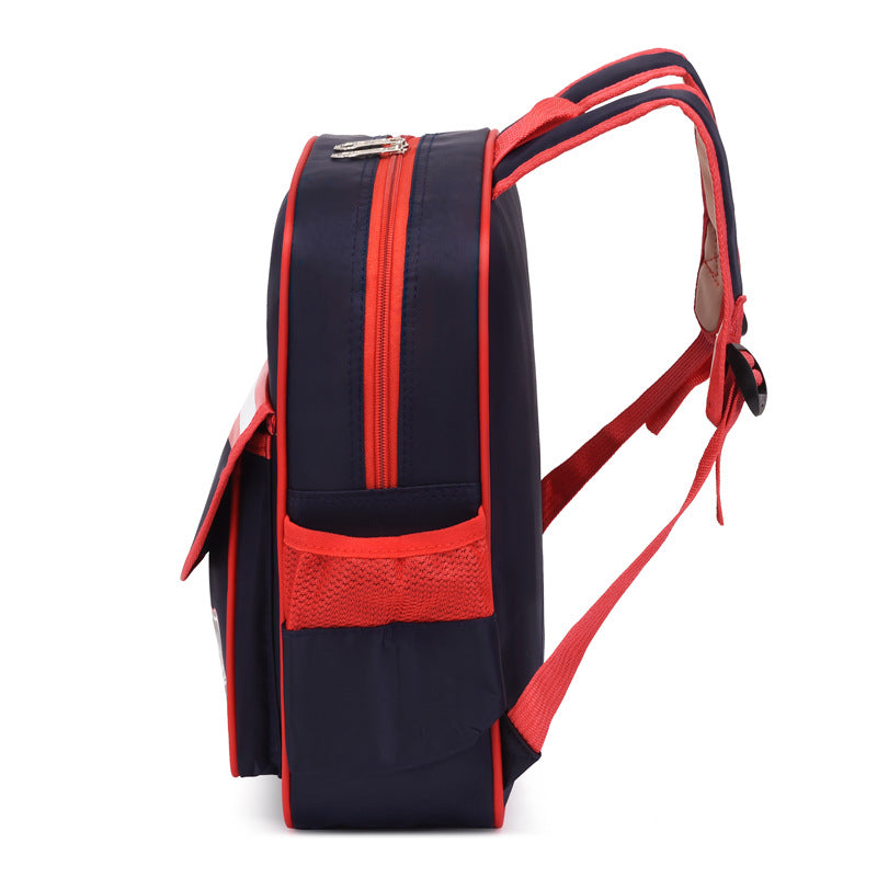 Kindergarten schoolbag printing logo British 3-6 year old boy and girl baby printing training class children's luggage children