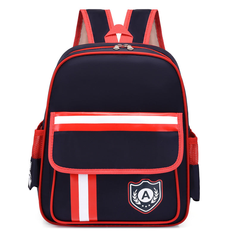 Kindergarten schoolbag printing logo British 3-6 year old boy and girl baby printing training class children's luggage children