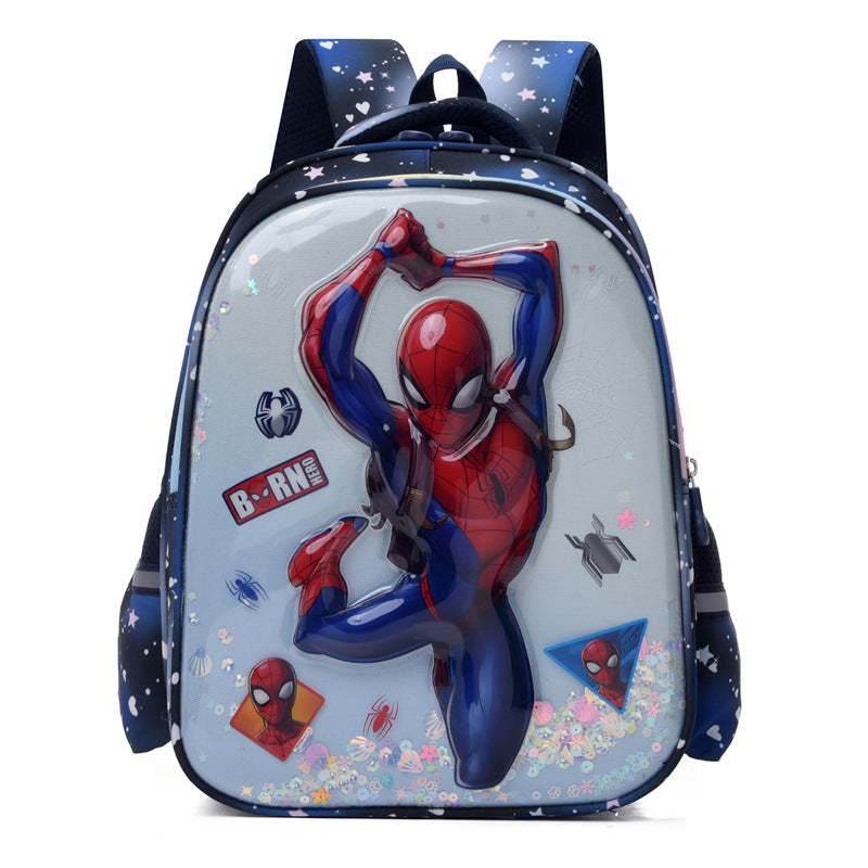 Grades 1-3 primary school students schoolbag wholesale large capacity hard shell girls casual backpack Oxford cloth cartoon backpack