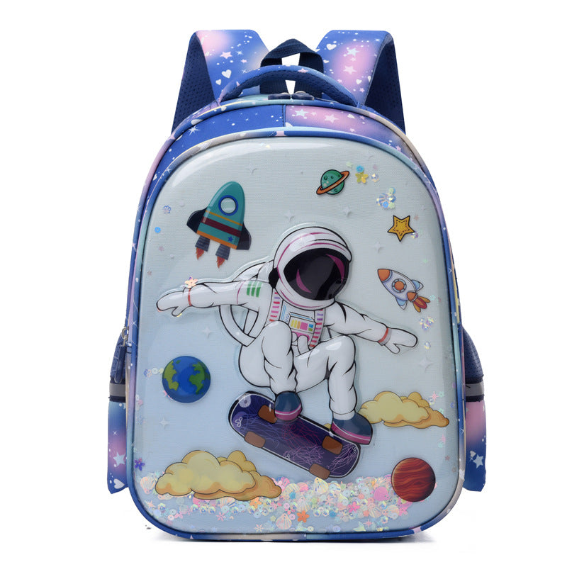 Grades 1-3 primary school students schoolbag wholesale large capacity hard shell girls casual backpack Oxford cloth cartoon backpack