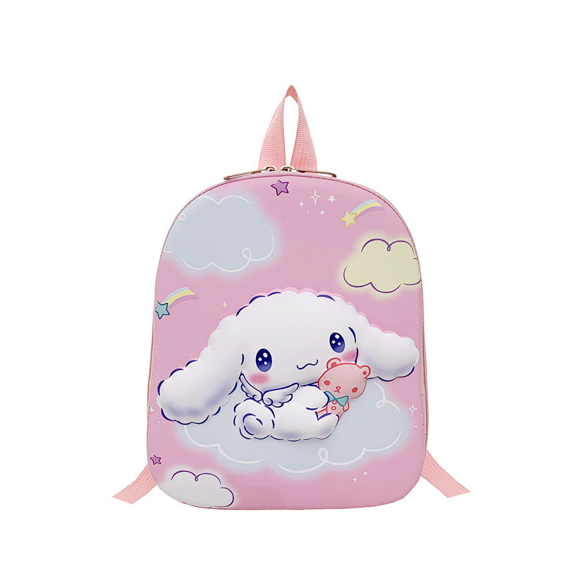 Cartoon cute kindergarten middle class schoolbag hard shell strawberry bear children's backpack boys and girls backpack