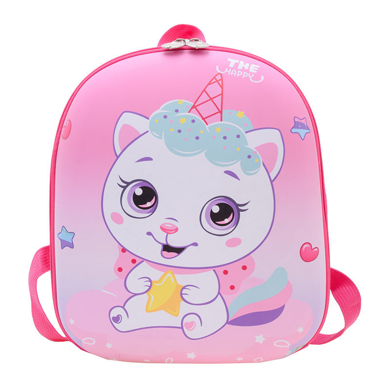 Hard Shell Children's Backpack Wholesale Large Capacity 3-5-6 Year Old Lightweight Spine Backpack Kindergarten Baby Schoolbag Female