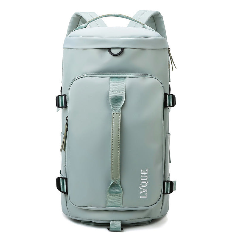 Outer single large-capacity travel bag Multifunctional sports bag Dry and wet separation Waterproof fitness bag Portable double shoulder luggage bag