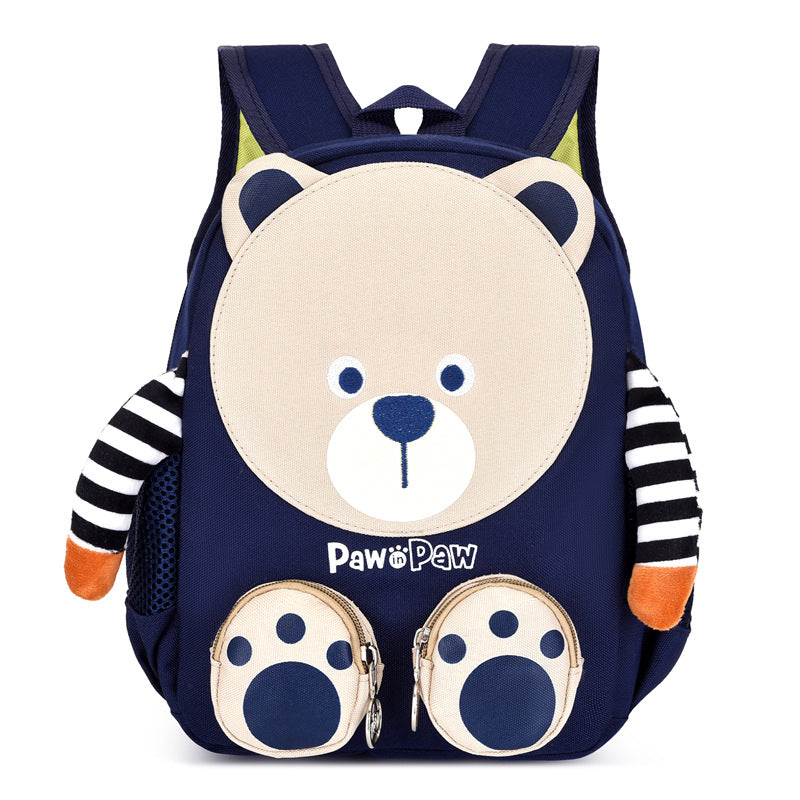 Cartoon Cute Children's Backpack Wholesale Boys and Girls Travel Backpack Oxford Cloth Kindergarten Baby Schoolbag