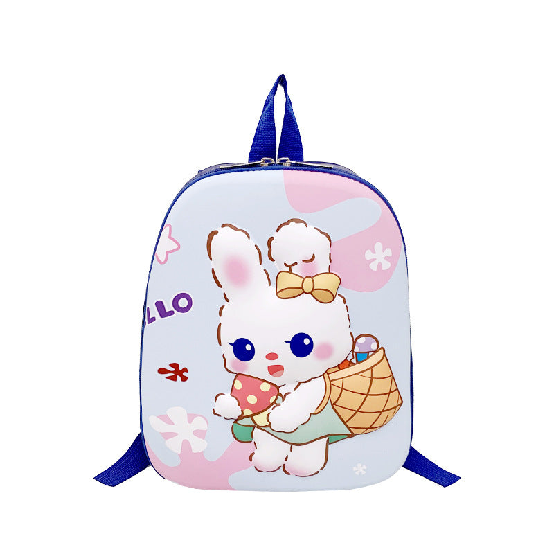 Cartoon cute kindergarten middle class schoolbag hard shell strawberry bear children's backpack boys and girls backpack