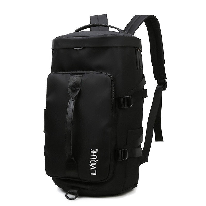 Outer single large-capacity travel bag Multifunctional sports bag Dry and wet separation Waterproof fitness bag Portable double shoulder luggage bag