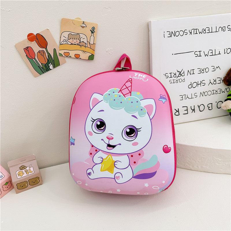 Hard Shell Children's Backpack Wholesale Large Capacity 3-5-6 Year Old Lightweight Spine Backpack Kindergarten Baby Schoolbag Female