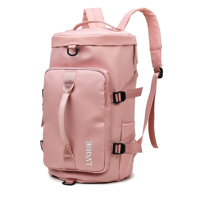 Outer single large-capacity travel bag Multifunctional sports bag Dry and wet separation Waterproof fitness bag Portable double shoulder luggage bag