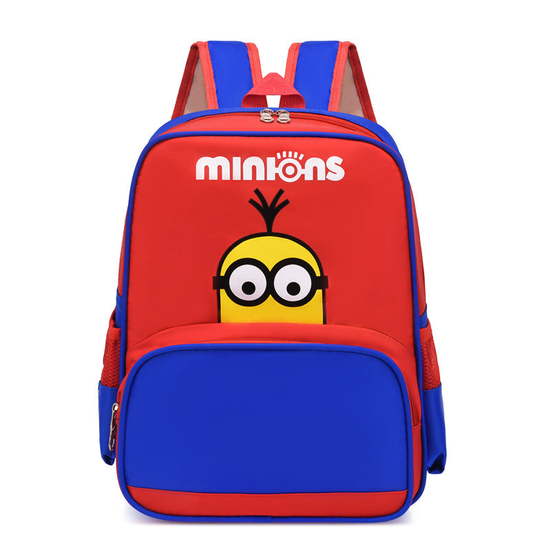 Kindergarten schoolbag printing logo British 3-6 year old boy and girl baby printing training class children's luggage children