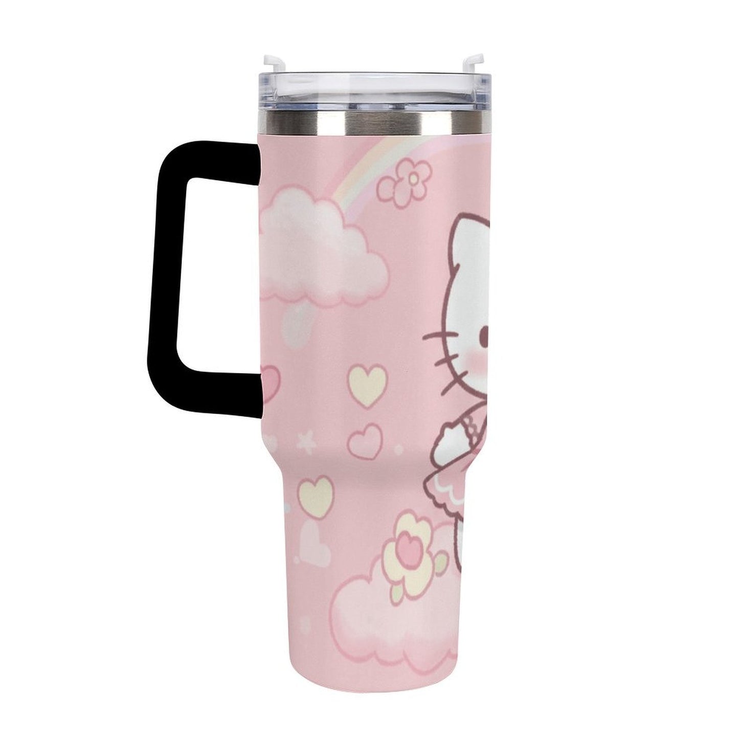 Cup Hello Kitty in Charming, Pink - Themed Kawaii Style Cute and Whimsical Sanrio Ice King Cup