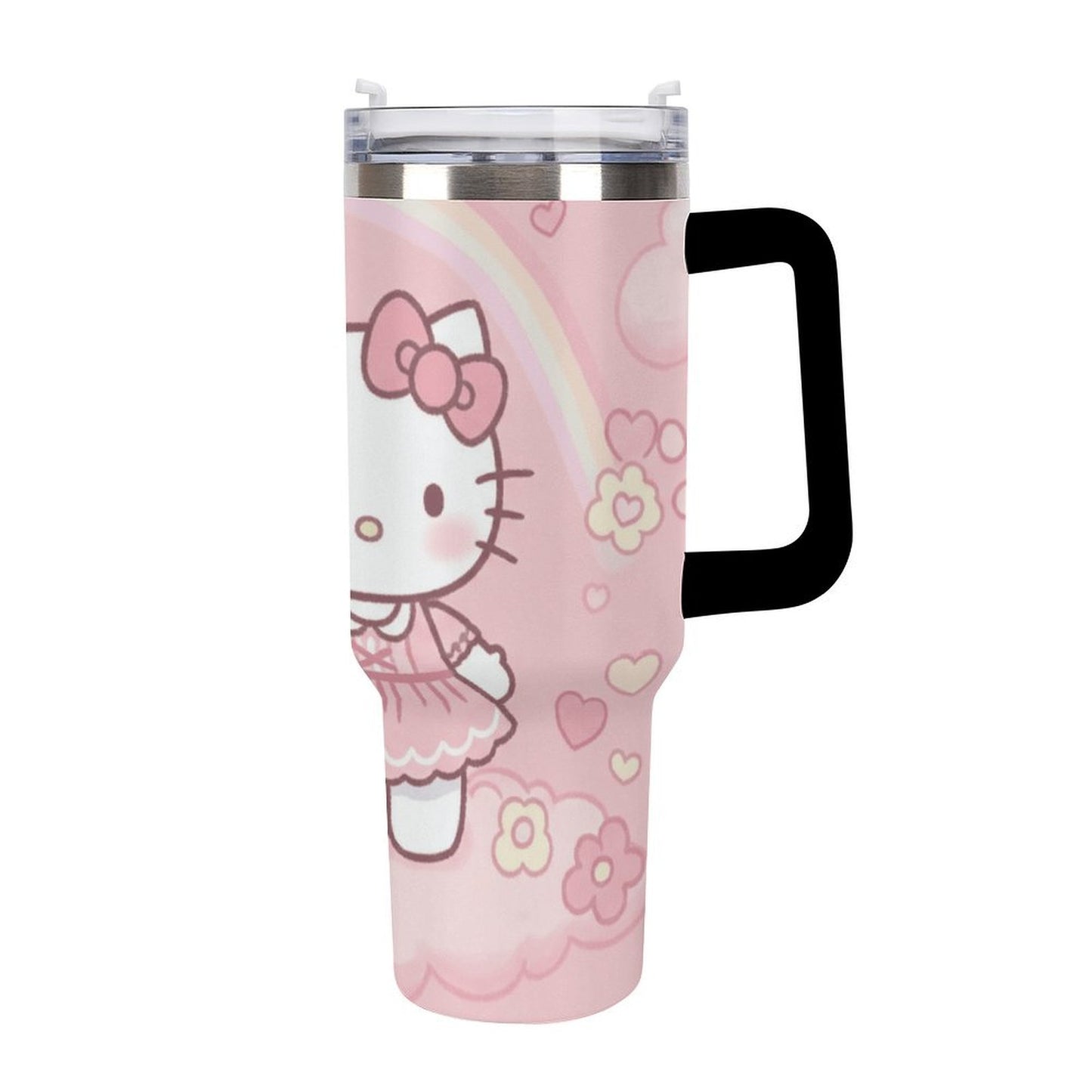 Cup Hello Kitty in Charming, Pink - Themed Kawaii Style Cute and Whimsical Sanrio Ice King Cup