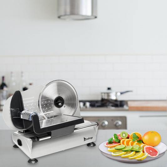 Kitchen Appliances SL526 110V/150W 7.5" Semi-automatic Belt Cutter Deli Food Machine Home Deli Food Slicer