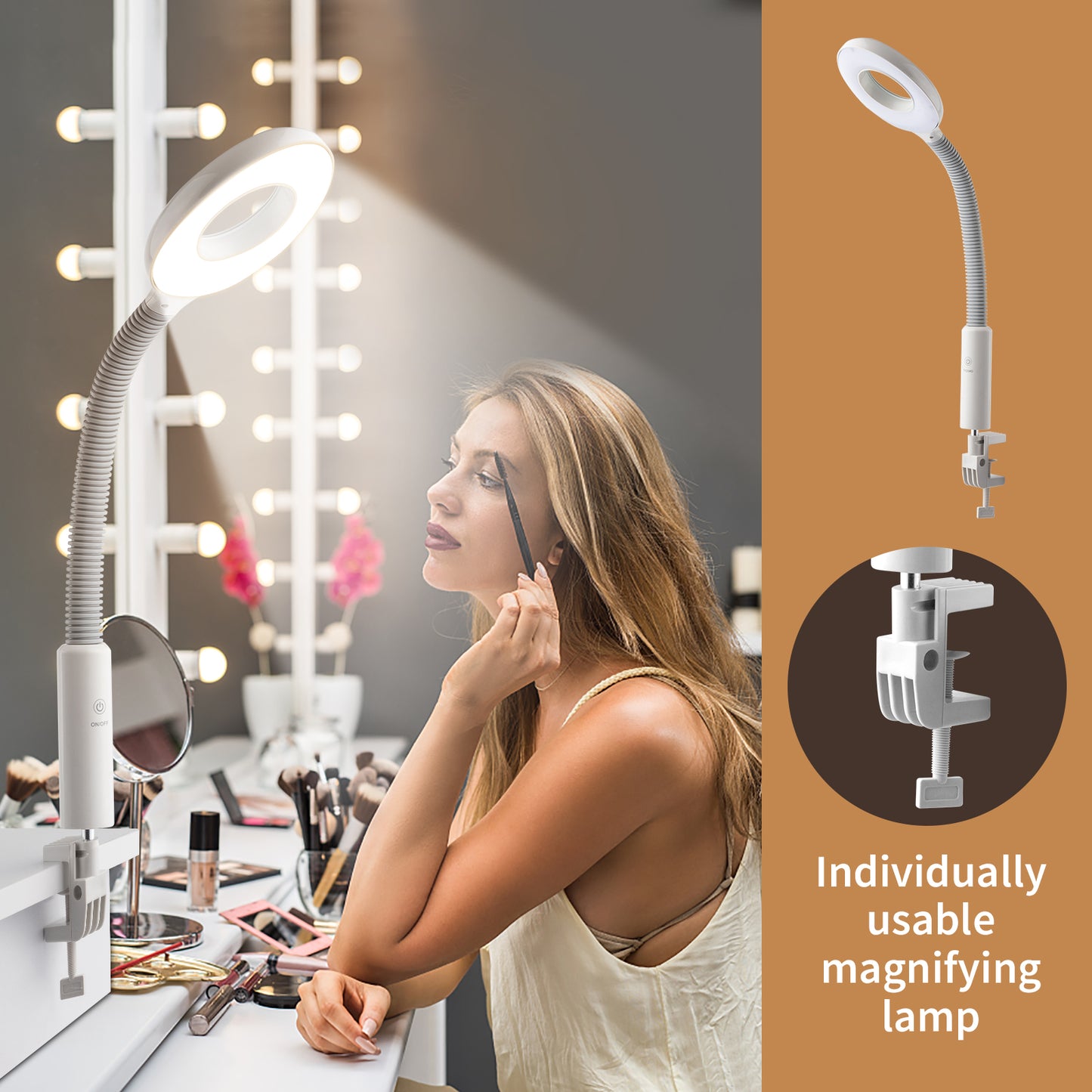Health & Beauty 2 in 1 Facial Steamer with 3X Magnifying Lamp, Esthetician Steamer Professional Aromatherapy Humidifier Face Spa Mist Steam for Home Beauty Salon, Personal Skin Care Deep Cleaning