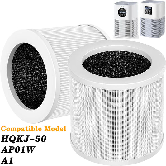 Household Appliances 2Pack Air Purifier A1 Replacement Filter H13 True HEPA Air Cleaner Filter