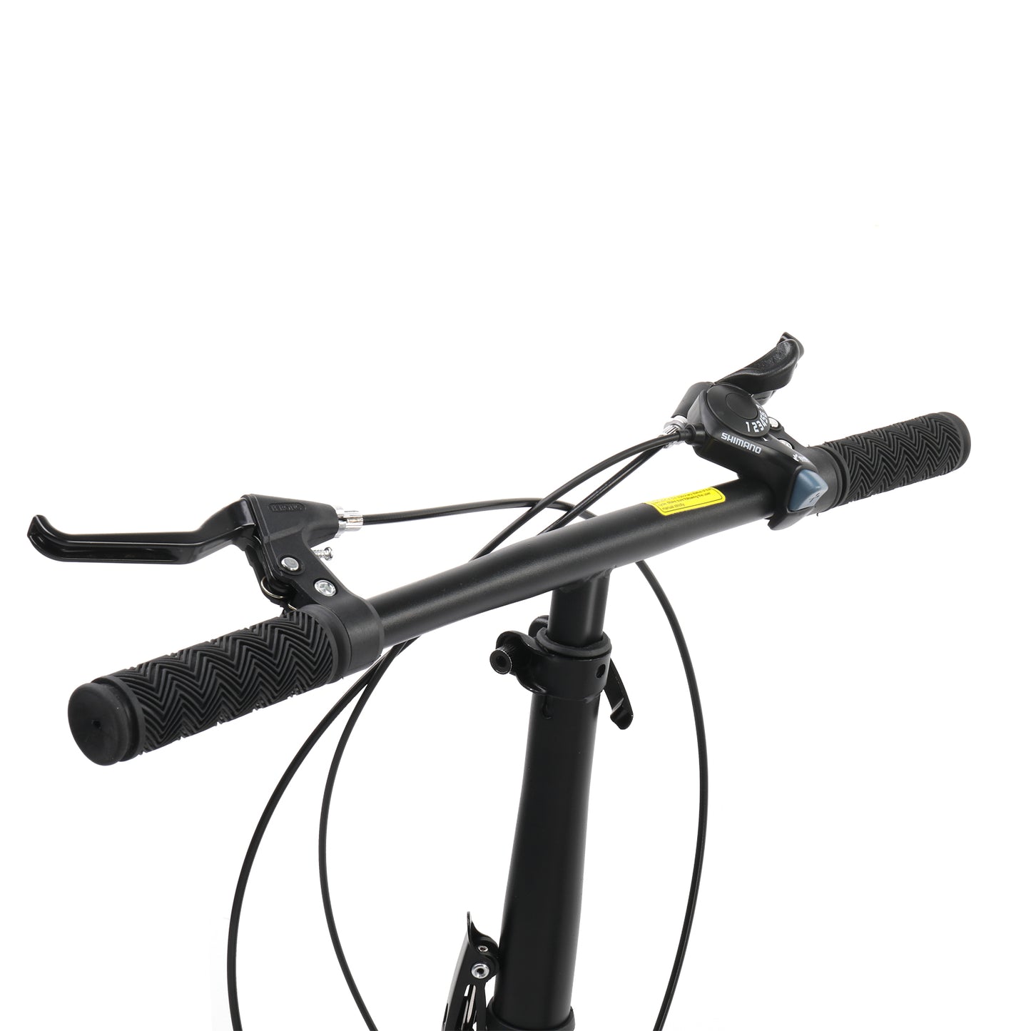 Ride and Slide 20in 150kg High Carbon Steel Foldable Commuter Bicycle Black