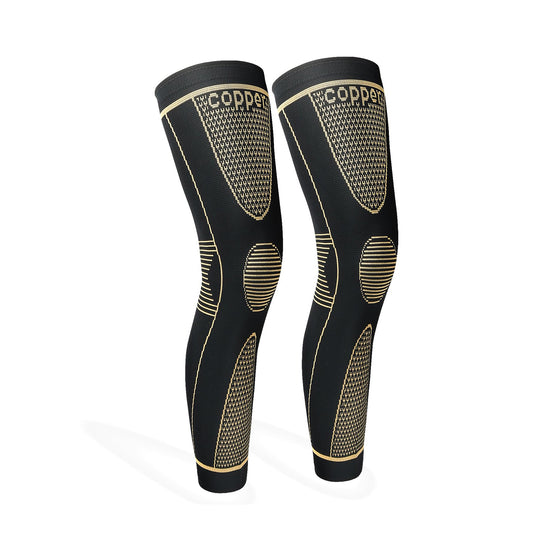 Health & Beauty COPPER 2 pieces of kneepad for knee pain, arthritis, knee support, ligament injury, meniscus tear, tendonitis, pain relief; Suitable for basketball（Support for TEMU self-pickup order shipping）