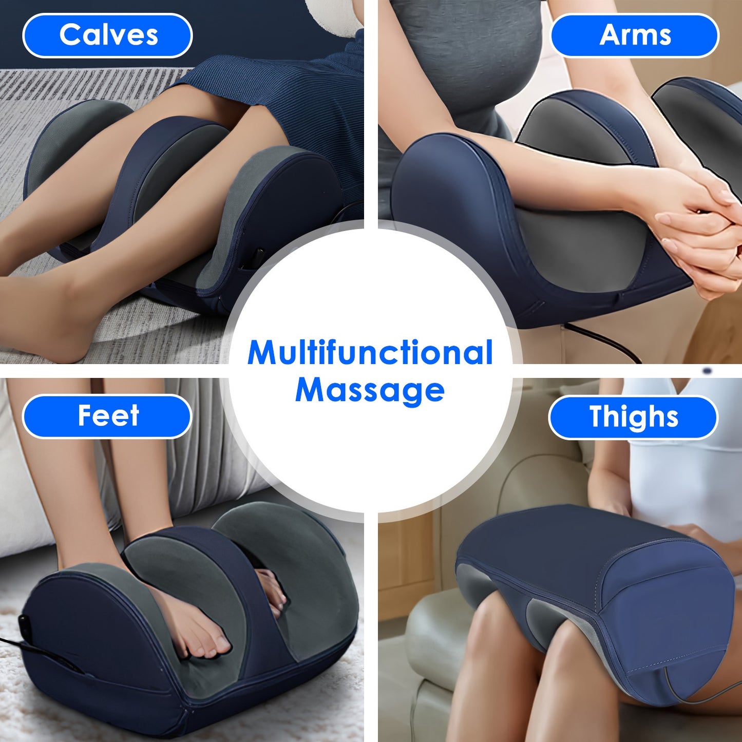 Health & Beauty Shiatsu Foot Massager with Heat Foot Calf Thigh Arm Massager Machine with 3 Modes 3 Intensity Levels Gifts for Mom Dad Lover