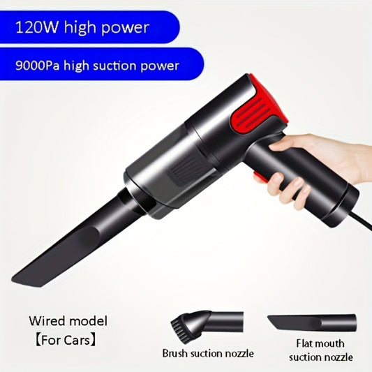 Household Appliances Wired silver Car vacuum cleaner  home handheld mini desktop vacuum cleaner portable