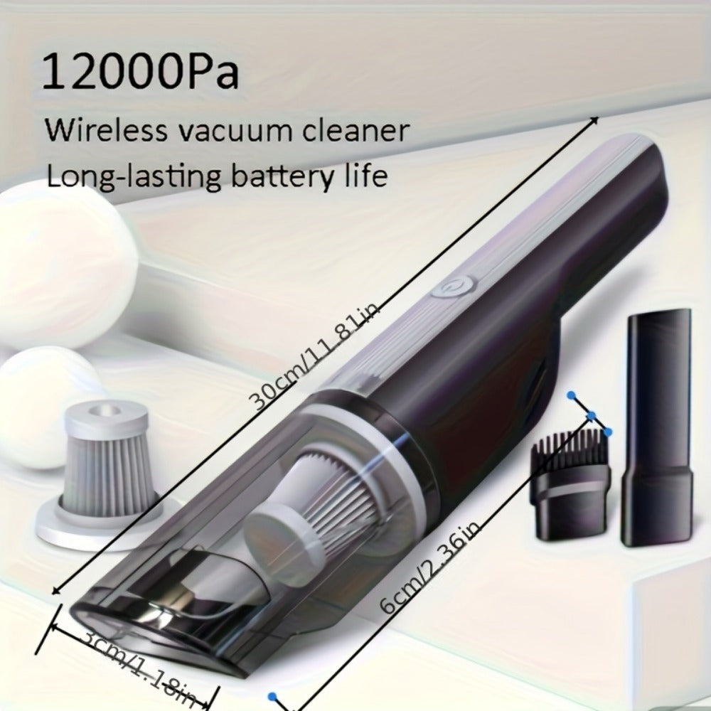 Household Appliances Wired Red Car vacuum cleaner  car with strong suction handheld vacuum cleaner small mini rechargeable home vacuum cleaner