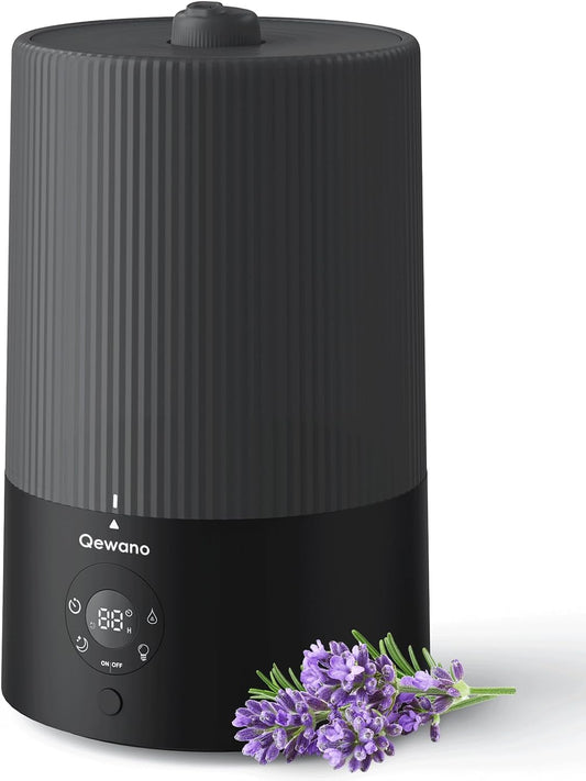 Household Appliances 4L Top Fill Ultrasonic Cool Mist Humidifiers for Bedroom, with Oil Diffuser and Nightlight, for Baby Nursery & Plants, for Large Room, Lasts Up to 50 Hours, Auto Shut-Off