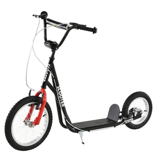 Ride and Slide youth scooter is equipped  Dual Brakes  - Black