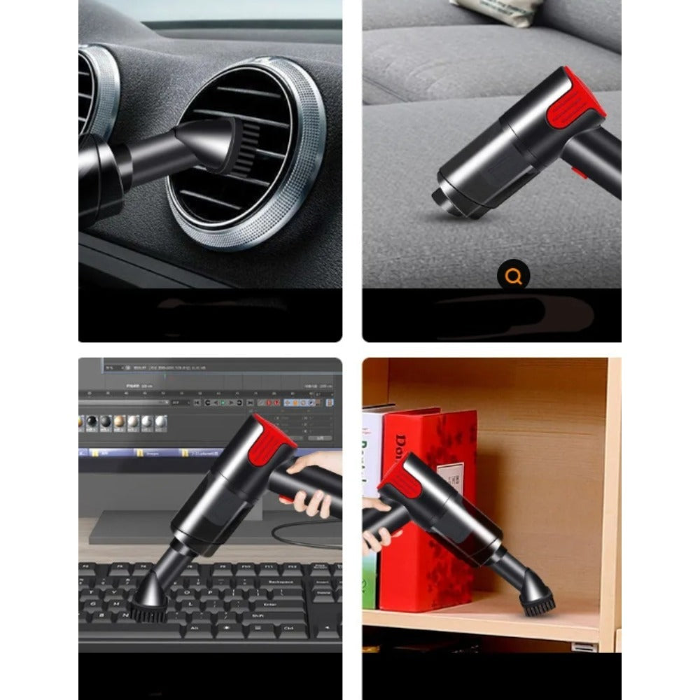 Household Appliances Wireless red Car vacuum cleaner wireless usb charging car vacuum cleaner home handheld mini desktop vacuum cleaner portable