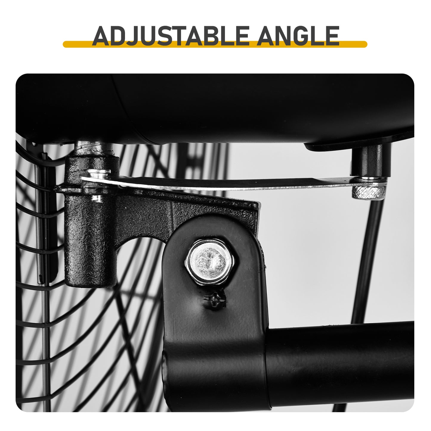 Household Appliances MFJ-EW65 26inch High Velocity Wall Mount Fan Oscillating,Industrial Fan with 4 Speed Ventilation,100% BLDC Copper Motor,9299CFM,,Heavy Duty Metal Fan for Outdoor, Indoor Use