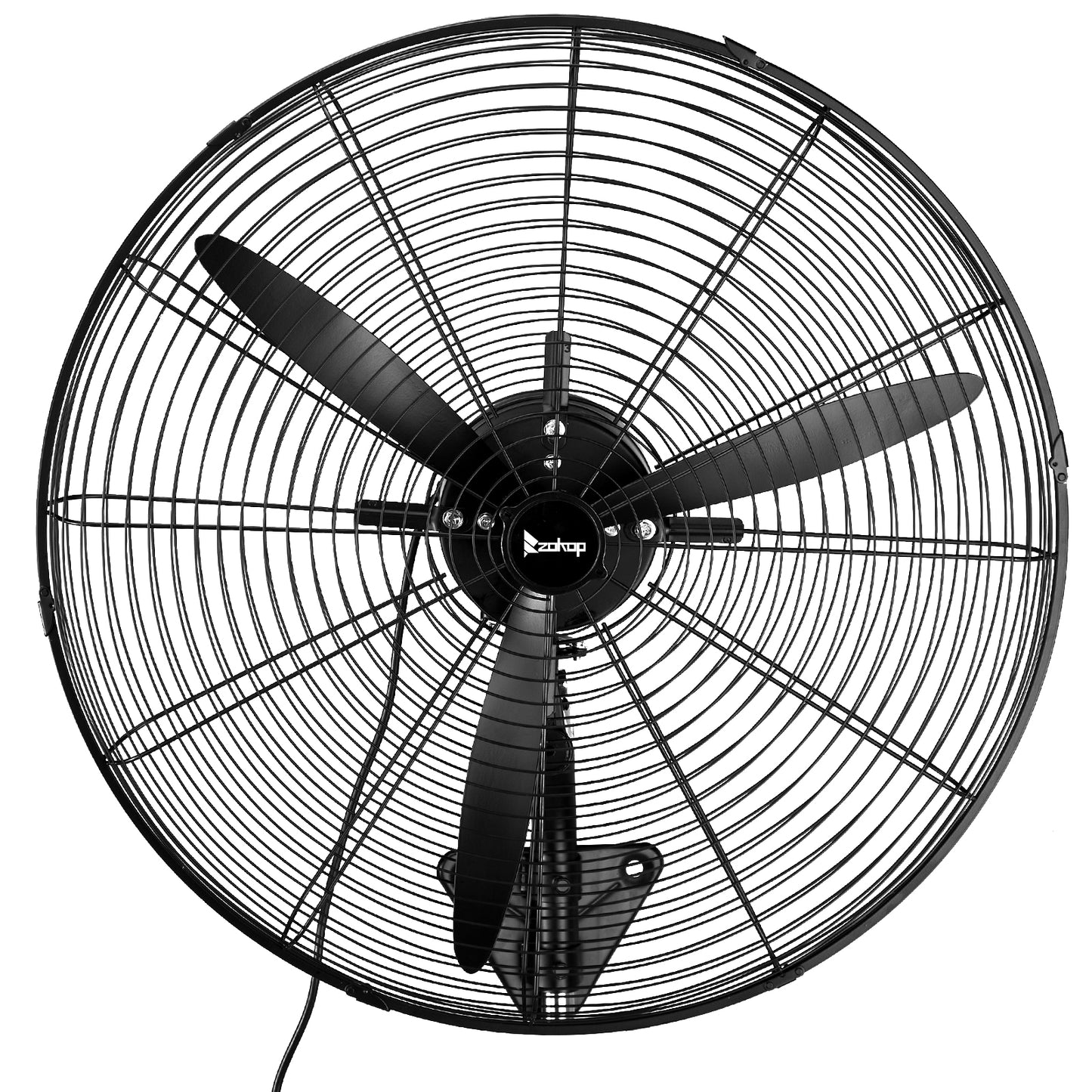 Household Appliances MFJ-EW65 26inch High Velocity Wall Mount Fan Oscillating,Industrial Fan with 4 Speed Ventilation,100% BLDC Copper Motor,9299CFM,,Heavy Duty Metal Fan for Outdoor, Indoor Use