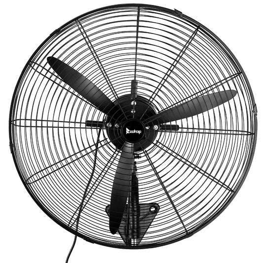 Household Appliances MFJ-EW50 20inch High Velocity Wall Mount Fan Oscillating,Industrial Fan with 4 Speed Ventilation,100% BLDC Copper Motor,4963CFM,,Heavy Duty Metal Fan for Outdoor, Indoor Use