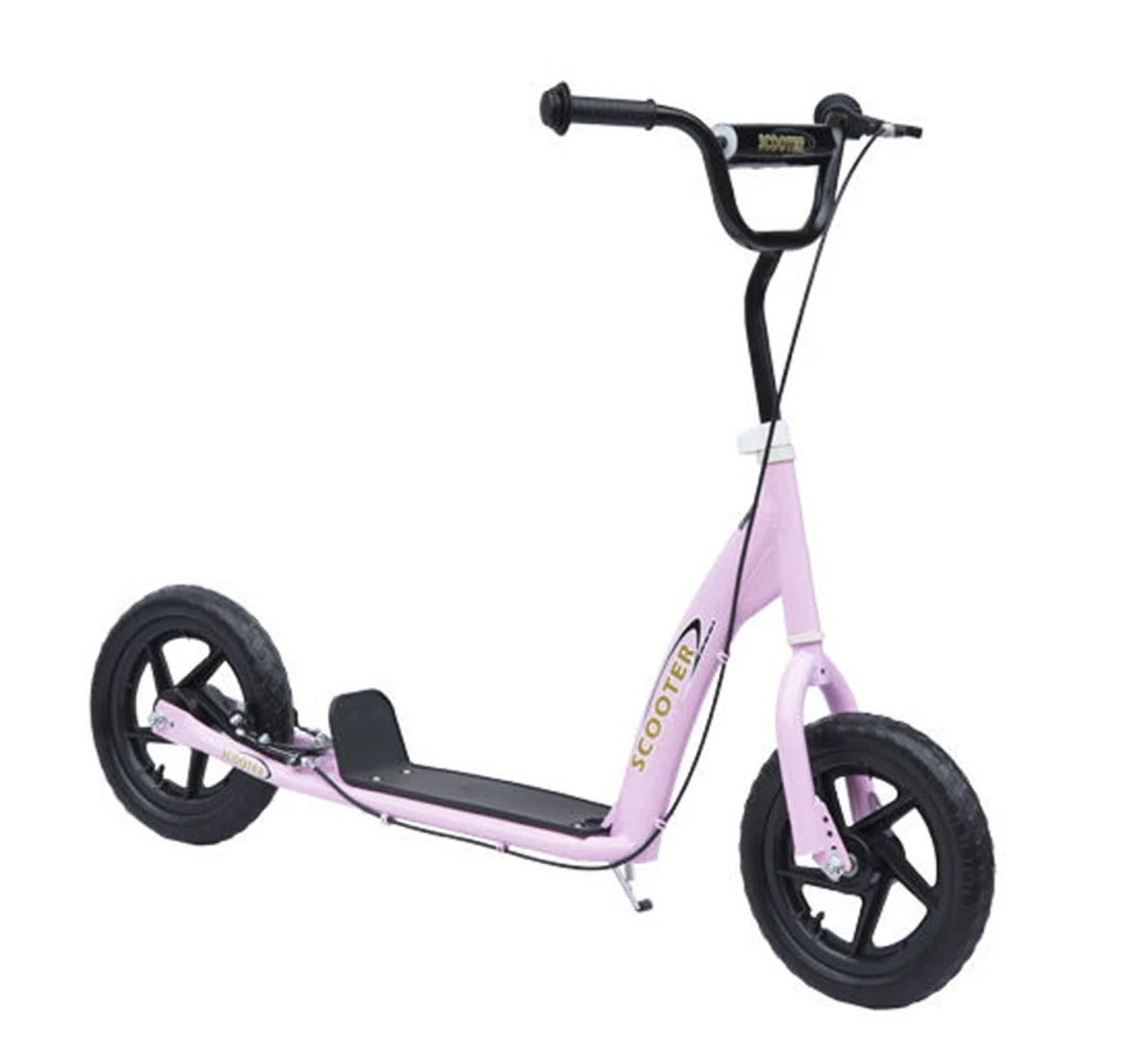 Ride and Slide Kick Scooter with Adjustable Height and Non-slip Footplate for Kids 3+ years
