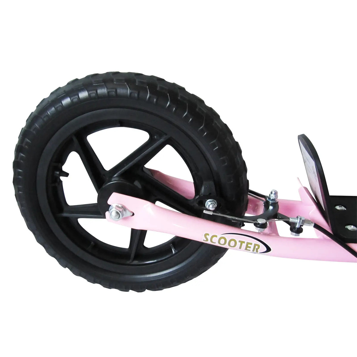 Ride and Slide Kick Scooter with Adjustable Height and Non-slip Footplate for Kids 3+ years