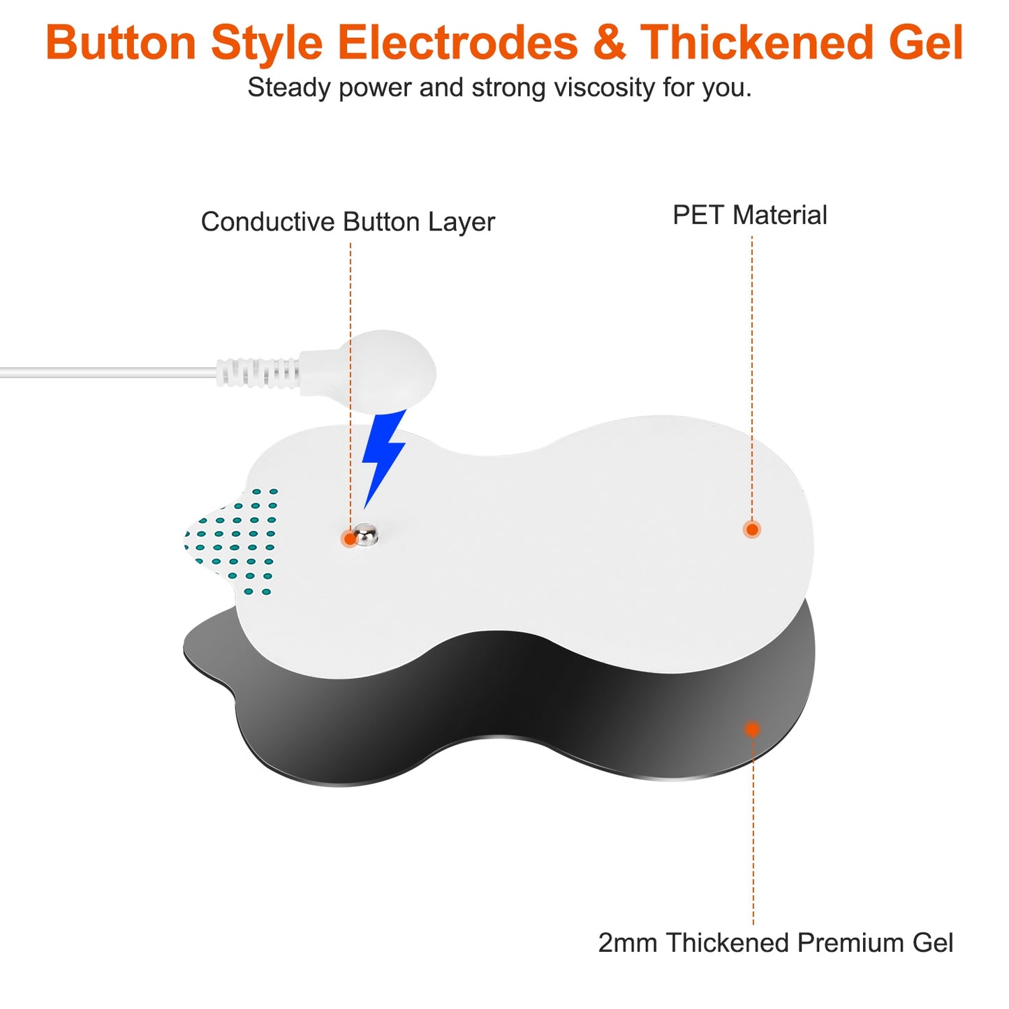 Health & Beauty Electric Muscle Stimulator Dual Channels Pulse Massager Pain Relief Therapy Tens Device with Electrode Pads Wires