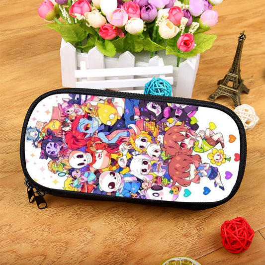 According to legend, large-capacity pencil case, pencil case, stationery box, finishing bag, storage bag.