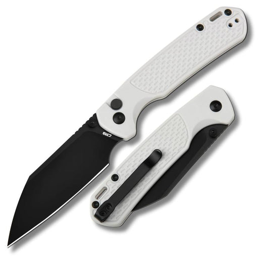 CJRB Pyrite-Light Pocket Folding Knife - 3.34'' AR-RPM9 Steel Blade, EDC Knife with Pocket Clip for Camping, Hiking and FathersDayGift